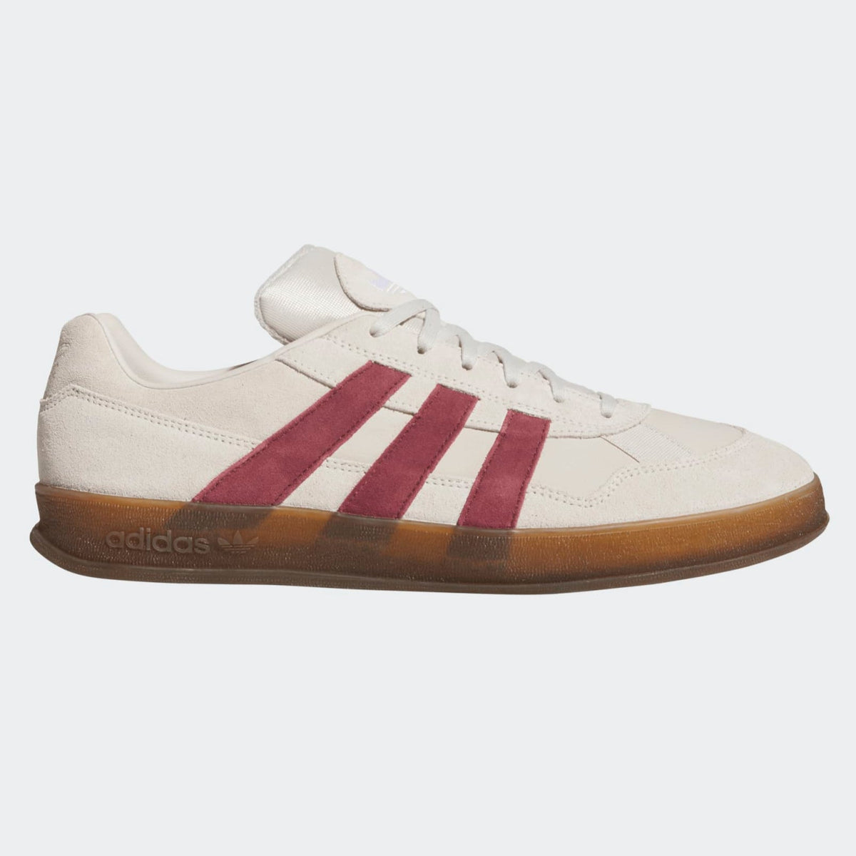 Adidas Aloha Super Skateboard Shoe - Aluminum/Red/Gum