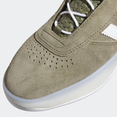 Adidas Puig Skateboard Shoe - Olive Strata/White/Gold Metallic