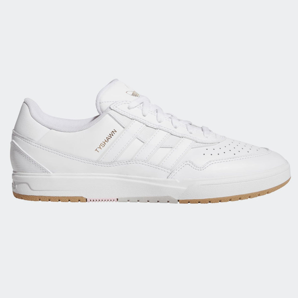 Adidas Tyshawn II Skateboard Shoe - White/White/Gum