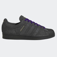 Adidas Superstar ADV Skateboard Shoe - Carbon/Carbon/Purple
