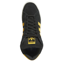 Adidas Superskate Skateboard Shoes - Core Black/Preloved Yellow/Off White