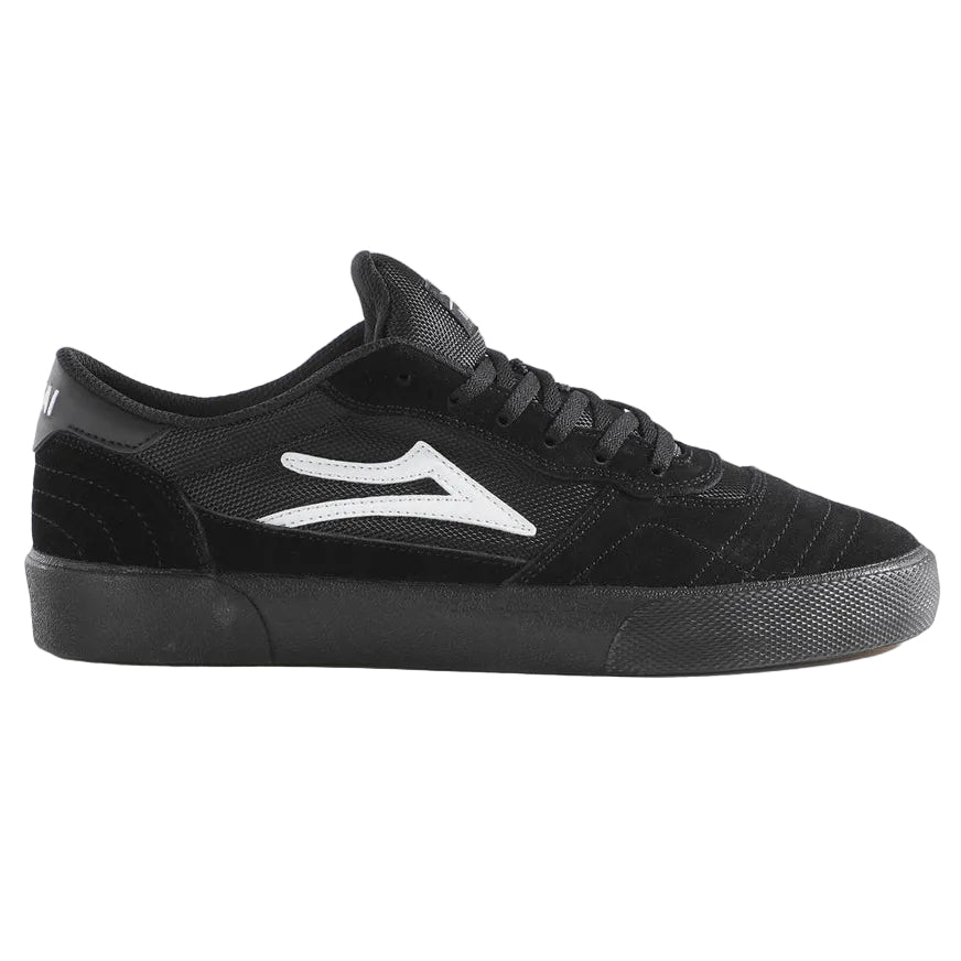 Lakai Cambridge Skateboard Shoe - Black/Black Suede