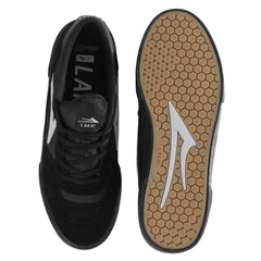 Lakai Cambridge Skateboard Shoe - Black/Black Suede