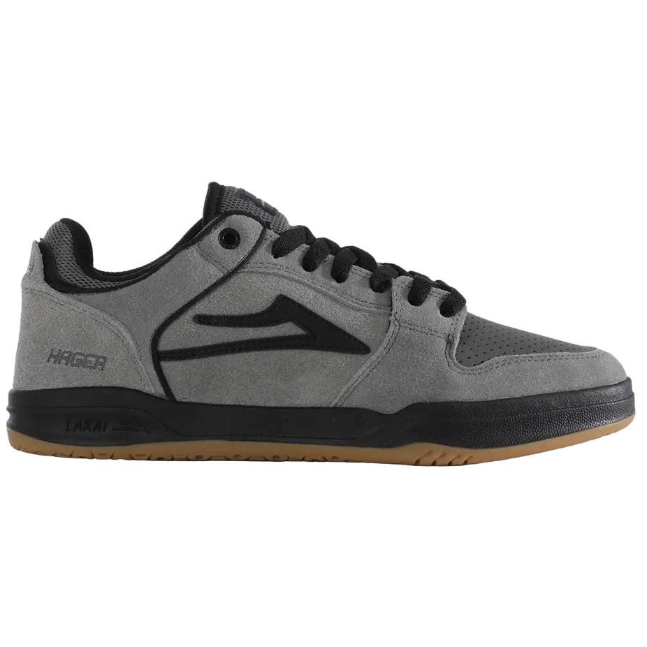 Lakai Telford Low Roman Hager Skateboard Shoe - Wild Dove/Pewter Black/Gum