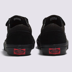 Vans Kids Old Skool V Skateboard Shoe - Black/Black