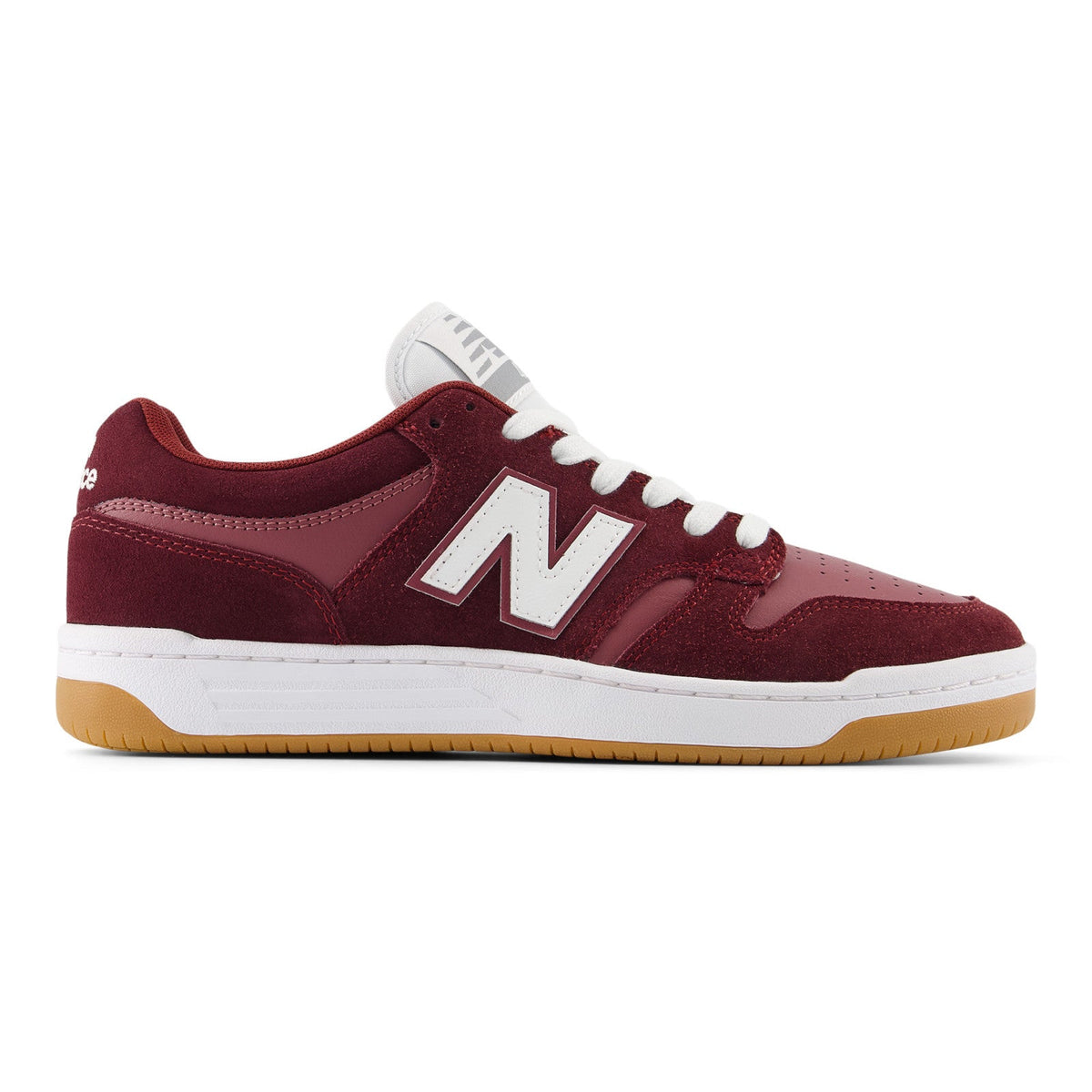 New Balance Numeric 480 Skateboard Shoe - Burgundy/White