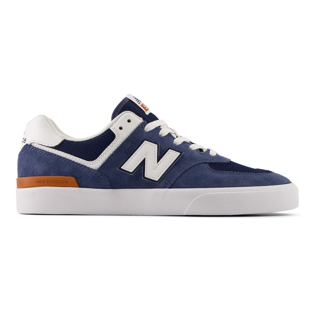 New Balance Numeric 574 Vulc Skateboard Shoe - Blue/White