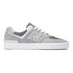 New Balance Numeric 574 Vulc Skateboard Shoe - Grey/White