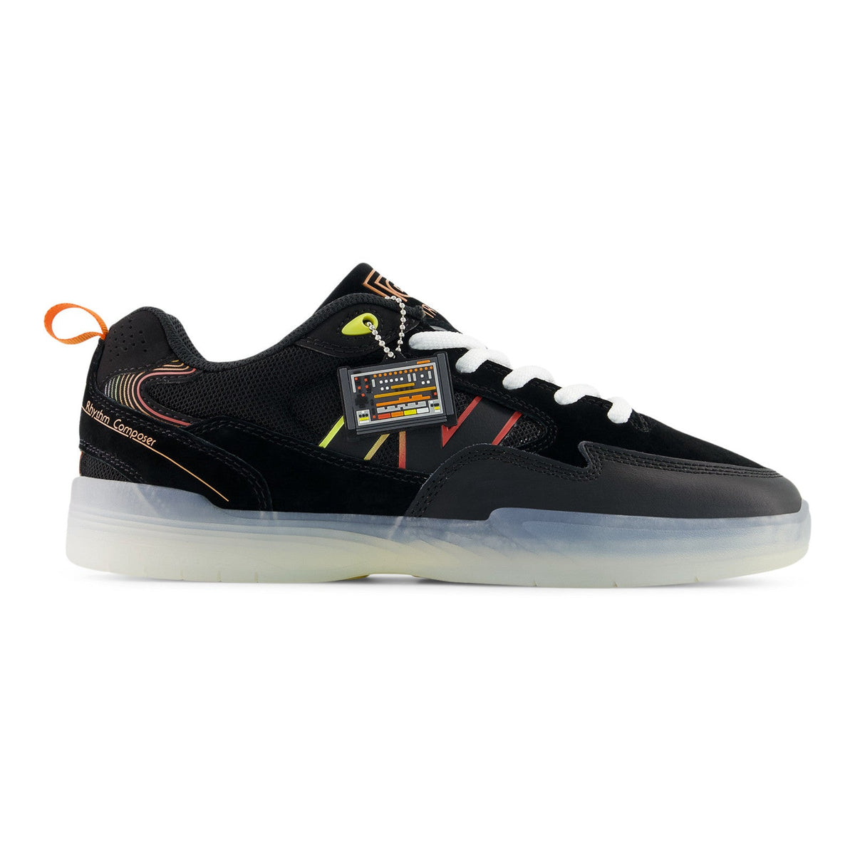 New Balance Numeric x Roland 808 Lite Tiago Lemos Skateboard Shoe - Black/Orange/Ice