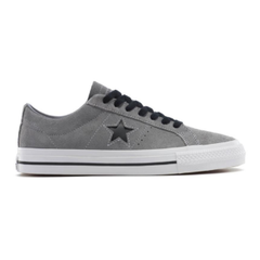 Converse One Star Pro OX Skateboard Shoe - Classic Grey/Black/White