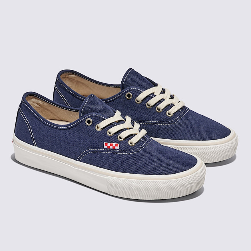Vans Skate Authentic Skateboard Shoe - Navy/Turtledove White