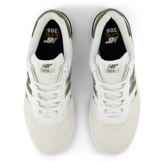 New Balance Numeric Jamie Foy 306 Cup Skateboard Shoe - White/Olive