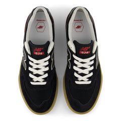 New Balance Numeric 574 Vulc Skateboard Shoe - Black/White