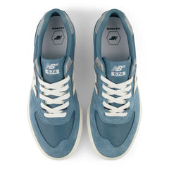 New Balance Numeric 574 Vulc Skateboard Shoe - Salt Water/White