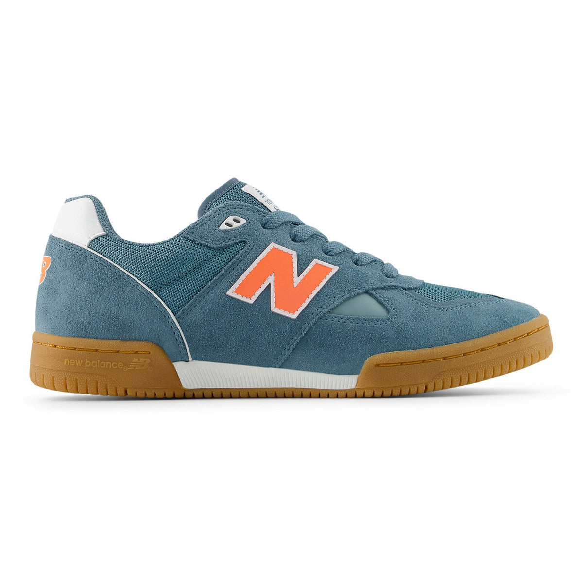 New Balance Numeric 600 Tom Knox Skateboard Shoe - Saltwater/Orange