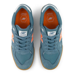 New Balance Numeric 600 Tom Knox Skateboard Shoe - Saltwater/Orange