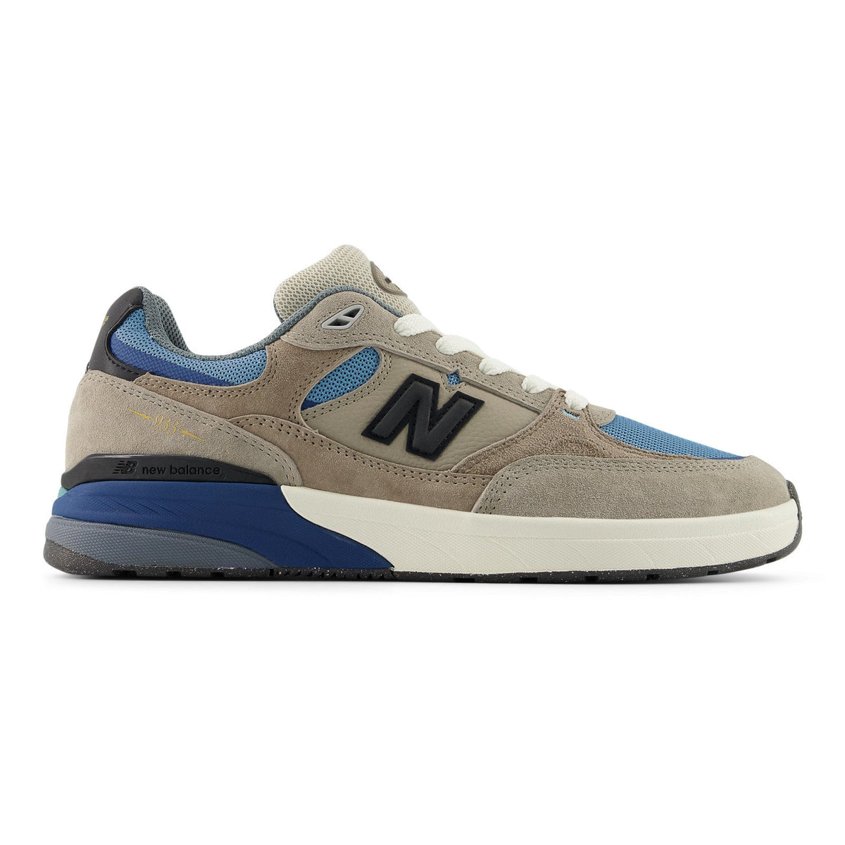 New Balance Numeric Reynolds 933 Skateboard Shoe - Mushroom/Light Blue