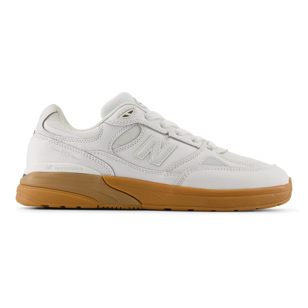 New Balance Numeric Reynolds 933 Wide Skateboard Shoe - White/Gum