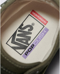 Vans Crockett High Decon Corduroy Skateboard Shoe - Olive/Black