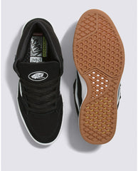 Vans Zahba Mid Skateboard Shoe - Black/White