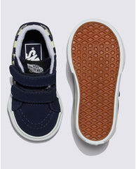 Vans Toddler SK8-Mid Reissue Glow Skateboard Shoe - Summer Nights Navy