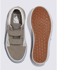 Vans Kids Old Skool V Skateboard Shoe - 2-Tone Driftwood