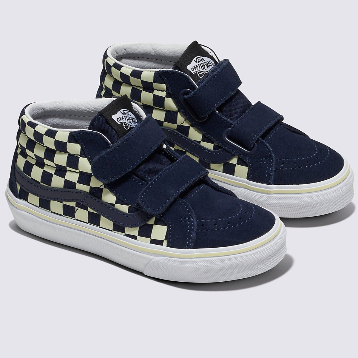 Vans Kids SK8-Mid Reissue Skateboard Shoe - Glow Summer Nights Navy