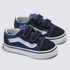 Vans Toddler Old Skool V Skateboard Shoe - Navy
