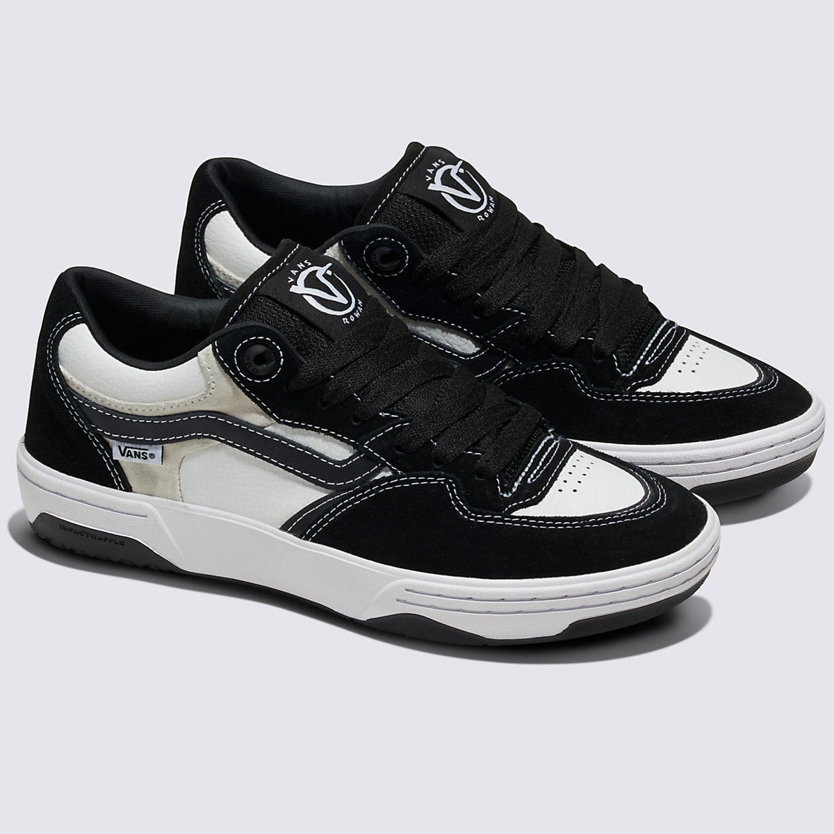Vans Rowan 2 Skateboard Shoe - Black/White/Black