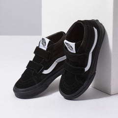 Vans Kids SK8-Mid Reissue V Skateboard Shoes - Black/Black
