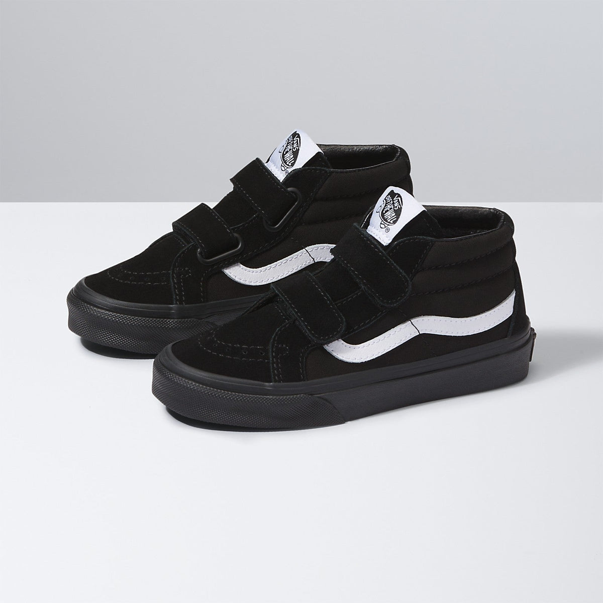 Vans Kids SK8-Mid Reissue V Skateboard Shoes - Black/Black