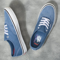 Vans Skate Authentic Skateboard Shoe - Moonlight Blue/True White