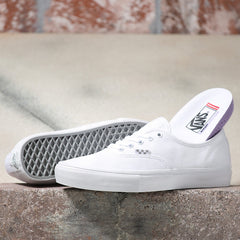 Vans Skate Authentic Skateboard Shoe - True White