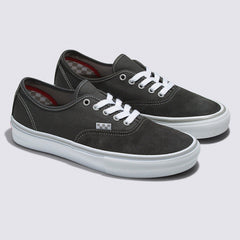 Vans Suede Skate Authentic Skateboard Shoe - Dark Grey/White
