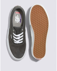 Vans Suede Skate Authentic Skateboard Shoe - Dark Grey/White