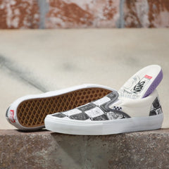 Vans Skate Slip-On Skateboard Shoe - (Daniel Johnston)Raven
