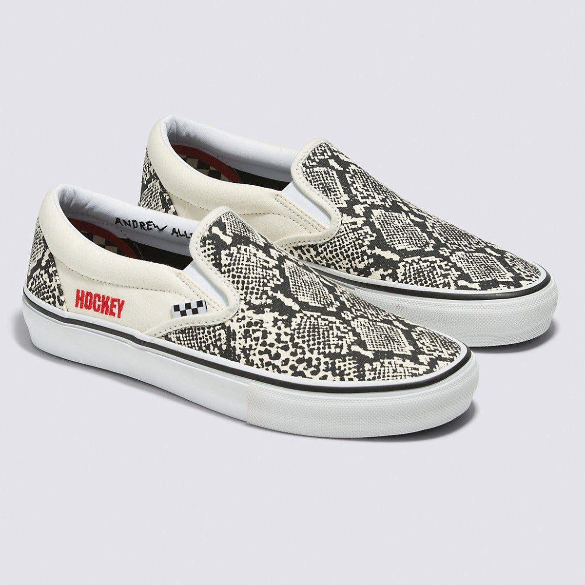 Vans x Hockey Skate Slip-On Skateboard Shoe - Snake