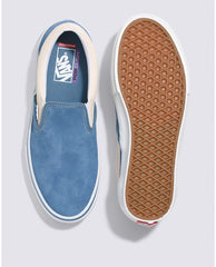 Vans Skate Slip-On Skateboard Shoe - Cream/Light Navy