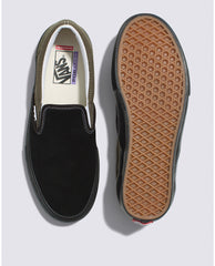 Vans Skate Slip-On Skateboard Shoe - Black/Grape Leaf