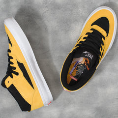 Vans x Bruce Lee Skate Half Cab Skateboard Shoe - Black/Yellow