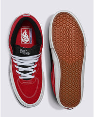 Vans Skate Half Cab Skateboard Shoe - Red/White