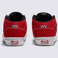 Vans Skate Half Cab Skateboard Shoe - Red/White