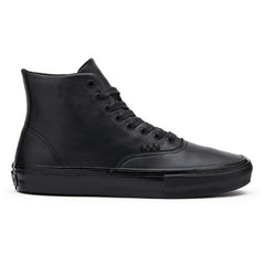 Vans Skate Authentic High Skateboard Shoe - Black(Pearl Leather)