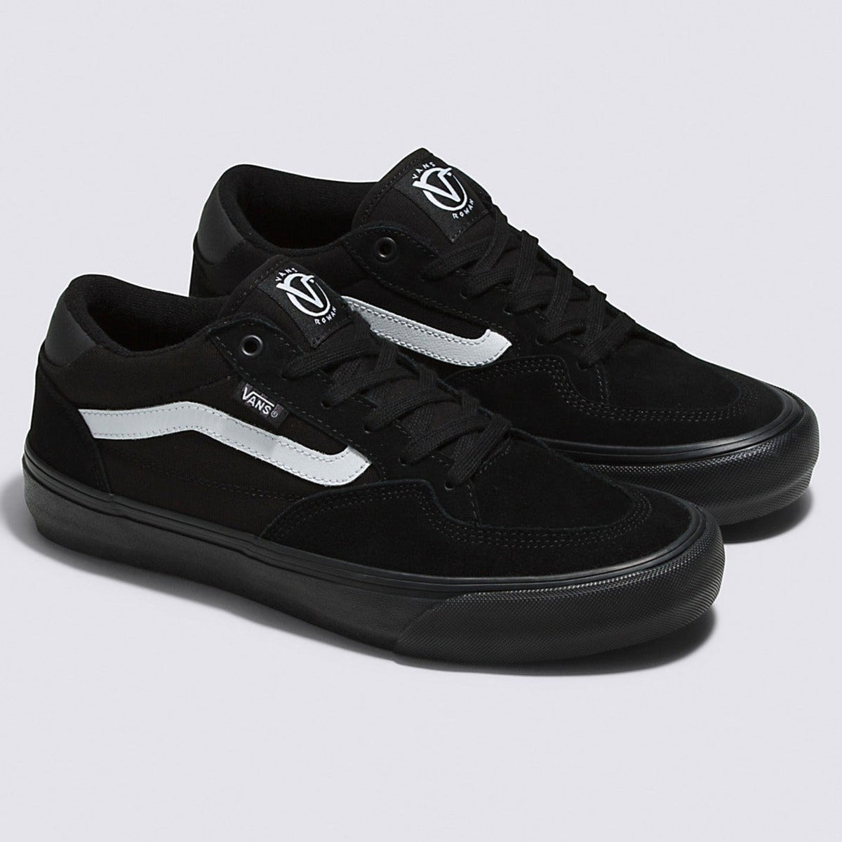 Vans Rowan Skateboard Shoe - Black/Black/White