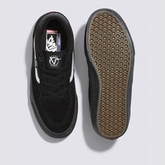 Vans Rowan Skateboard Shoe - Black/Black/White