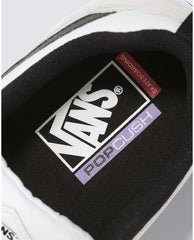 Vans Kyle Walker Leather Skateboard Shoe - True White/Black