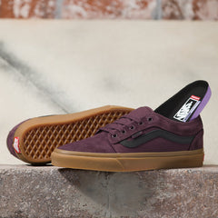 Vans Chukka Low Sidestripe Skateboard Shoe -Port/Gum
