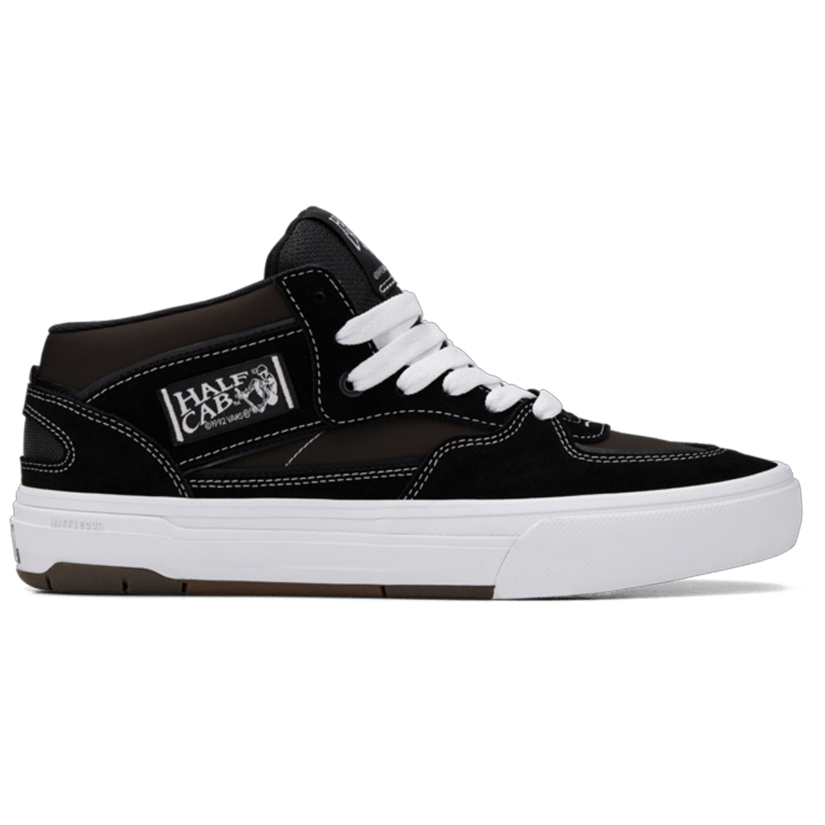 Vans Half Cab Wafflecup Skateboard Shoe - Black/White