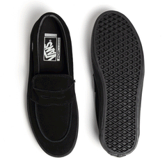 Vans Skate Loafer Suede Skateboard Shoe - Black/Black