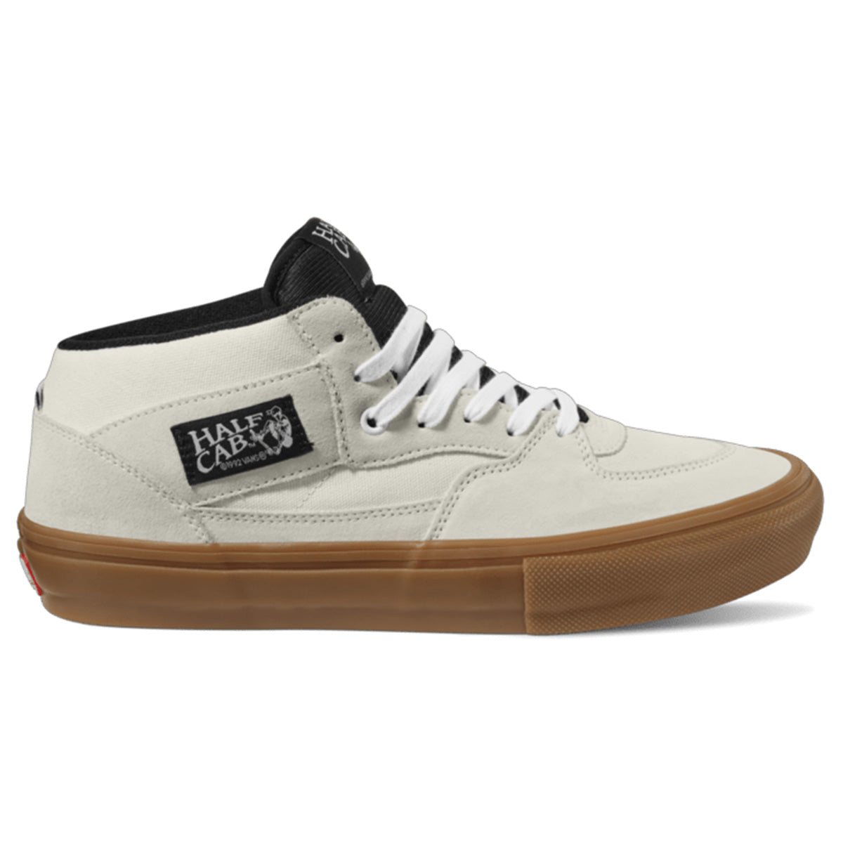 Vans Skate Half Cab Skateboard Shoe - Antique White/Gum